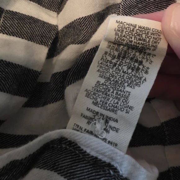 THE GREAT.  Striped Cotton Midi Dress Size 1 - Picture 10 of 13